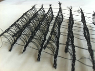 কালো PE / পিইটি 3D মেষ আমদানি, গাড়ী কুশন জন্য ওয়ার্প বোনা 3D বায়ু জাল
