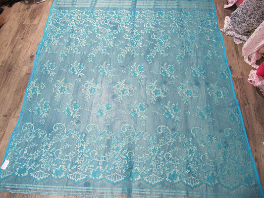 Stretchable ফুল নাইলন ধাতব জরি ফ্যাব্রিক গ্রীণ বস্ত্র জন্য বুদ্ধিমান