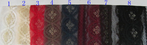 সবুজ Scalloped এজ জরি ফ্যাক্টর