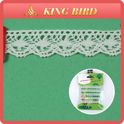 DIY লেইস ছাঁটাই জরি পটি ছাঁটা অলংকরণ তুলা, DIY crocheted