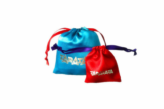 নীল গয়না Drawstring থলি উপহার প্যাকিং, প্রুফ আর্দ্রতা 13 * 16cm