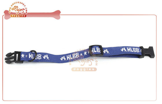 কুকুর collars ব্যক্তিগতকৃত জন্য কাস্টম Jacquard নাইলন Webbing