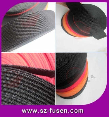 Colourful বোনা 100% নাইলন চাবুক Webbing জন্য ব্যাকপ্যাক / বেল্ট / স্পোর্টস