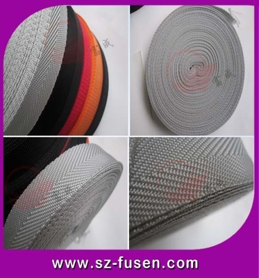 Colourful বোনা 100% নাইলন চাবুক Webbing জন্য ব্যাকপ্যাক / বেল্ট / স্পোর্টস