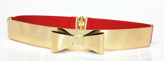 পাতলা 2cm - নারী ধাতু bownot জন্য 4cm ইলাস্টিক Webbing কাপড় বেল্ট