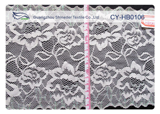শার্ট CY-HB0106 জন্য ইলাস্টিক উপাদান সঙ্গে OEM / ODM ডিজাইন নাইলন লেইস